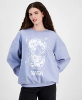 Grayson Threads, The Label Juniors' Nasa Crewneck Sweatshirt