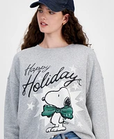 Grayson Threads, The Label Juniors' Snoopy Happy Holidays Sweatshirt