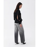 Nocturne Women's Knitted Sweater with Cut-Out Detail