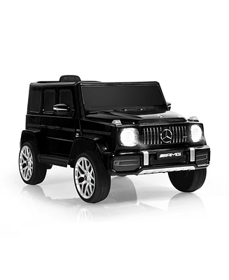 Sugift 12V Mercedes-Benz G63 Licensed Kids Ride On Car with Remote Control