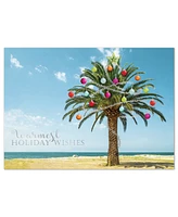 Masterpiece Studios Decorated Palm Tree Holiday Boxed Cards