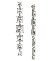 I.n.c. International Concepts Square Stone Linear Drop Earrings, Created for Macy's