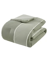 Ink+Ivy Striped Shay 3-Pc. Comforter Set, King/California King