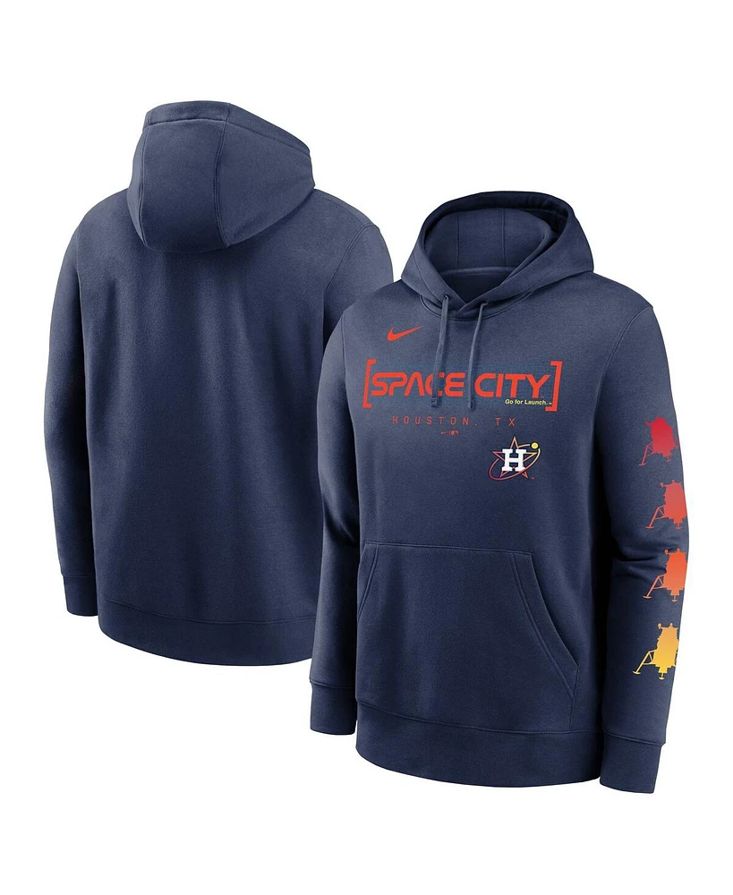 Nike Men's Navy Houston Astros City Connect Club Pullover Hoodie