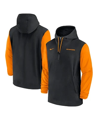 Nike Men's Black Tennessee Volunteers 2024 Sideline Pregame Player Half-Zip Hoodie