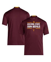 Adidas Men's Maroon Arizona State Sun Devils 2024 Sideline Aeroready T-Shirt