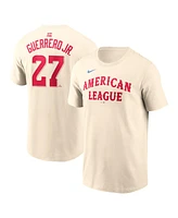 Nike Men's Vladimir Guerrero Jr. Cream American League 2024 Mlb All-Star Game Name Number T-Shirt