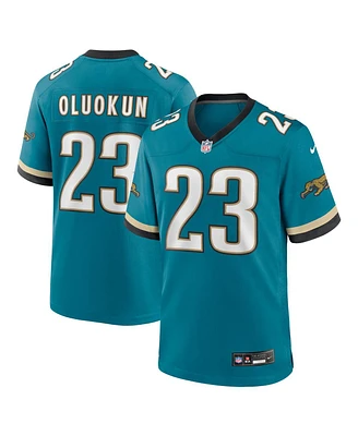 Nike Men's Foye Oluokun Teal Jacksonville Jaguars Prowler Throwback Player Game Jersey