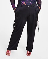 Nina Parker Trendy Plus Straight-Leg Cargo Pants