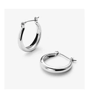 Ana Luisa Endless Hoop Earrings - Venus Silver