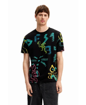 Desigual Men's Illustrated T-shirt