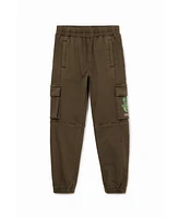 Desigual Boys Boys's Long jogger pants with cargo pockets