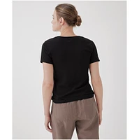 Pact Women's Organic Cotton Softspun V-Neck Tee