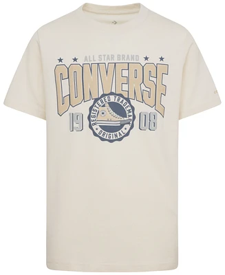 Converse Big Boys Collegiate Crest Graphic Tee