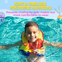Body Glove Paddle Pals Splash Child Swim Vest, Toddler Floatie - Pfd Life Jacket for Kids