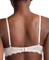 Calvin Klein Women's Lightly-Lined Lace-Trim T-Shirt Bra QF7837