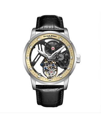 Swan and Edgar SE1950T Swan & Edgar Hand Assembled Intricacy Tourbillon Automatic steel yellow