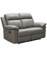 Abbyson Living 63" Leather Manual Reclining Loveseat