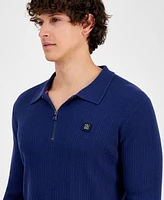 Hugo by Boss Men's Sastoro Quarter-Zip Sweater