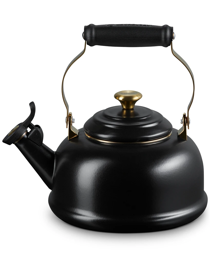 Le Creuset Enamel on Steel Classic 1.7-Qt. Whistling Kettle - Licorice