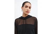 Marcella Women's Park Sheer Hoodie