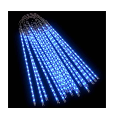 vidaXL Meteor Lights 20 pcs 2 ft Blue 720 LEDs Indoor Outdoor