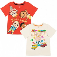 CoComelon Toddler Boys 2 Pack T-Shirts