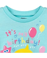 Pinkfong Girls Baby Shark Birthday T-Shirt to