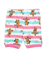 Scooby-Doo Girls Scooby Doo Pullover Pajama Shirt and Shorts Sleep Set to