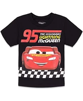 Cars Little Boys Tow Mater Lightning McQueen 3 Pack T-Shirts