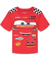 Disney Boys Pixar Cars Tow Mater Lightning McQueen 3 Pack T-Shirts to