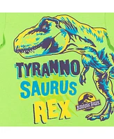 Jurassic Park Boys World Dinosaur T-Rex 4 Pack T-Shirts