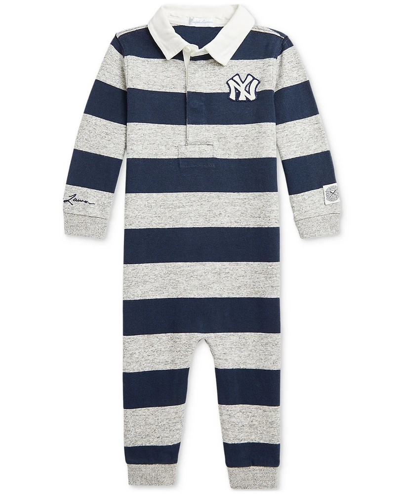 Polo Ralph Lauren Baby New York Yankees Striped Cotton Coverall