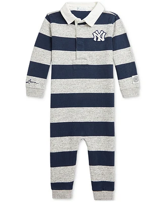 Polo Ralph Lauren Baby New York Yankees Striped Cotton Coverall