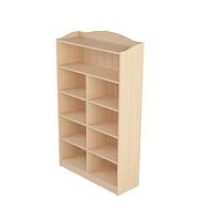 Bintiva 60" Deluxe Wood Bookcase