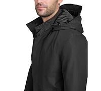 Cole Haan Men's Rain Coat with Removable Hood