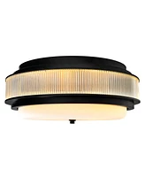 Cwi Lighting 8" Metal Valdivia 4 Light Flush Mount