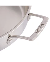Babish Tri-Ply Stainless Steel Professional Grade Saute Pan w/Lid, 5-Quart