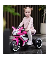 Streamdale Furniture Electric Ride On Motorcycle for 3-4 Years Girl