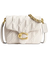 Coach Quilted Washed Leather Times Square Mini Tabby Shoulder Bag