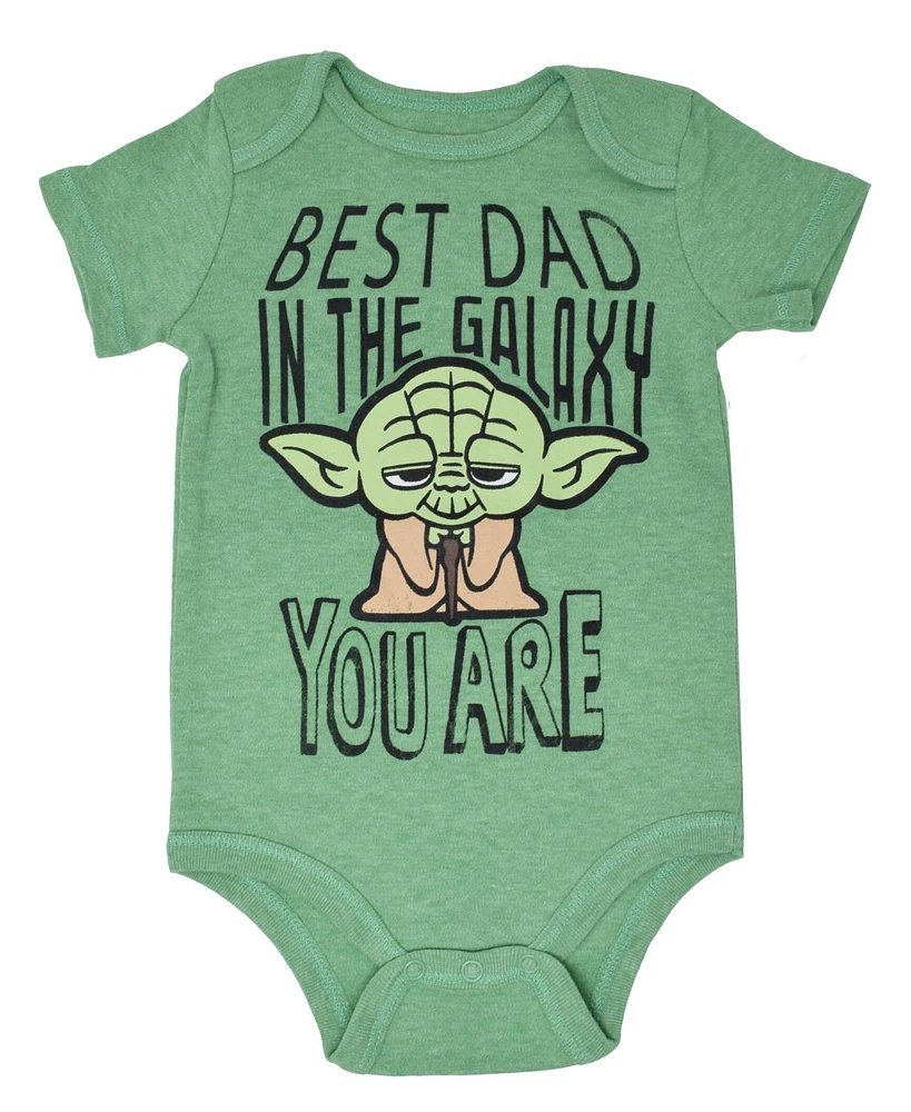 Starwars Baby Boys Star Wars Darth Vader Yoda Bodysuit Newborn to