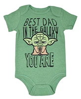 Starwars Baby Boys Star Wars Darth Vader Yoda Bodysuit Newborn to