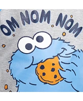 Sesame Street Toddler Boys Elmo Cookie Monster T-Shirt and Shorts Outfit Set to