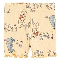 Winnie the Pooh Toddler Girls Peplum T-Shirt and Bike Shorts Outfit Set