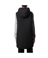 Bernardo Women's Diamond Quilt Hooded Liner Vest