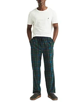 Nautica Men's Classic-Fit Plaid Fleece Pajama Pants