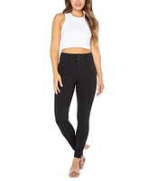 Celebrity Pink Juniors' High-Waist Skinny Ponte Pants