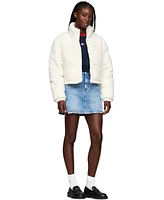 Tommy Jeans Women's Cropped Teddy Essential Coat