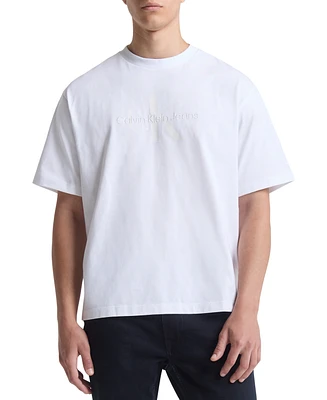 Calvin Klein Men's Relaxed-Fit Monogram Logo T-Shirt