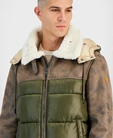 Guess Men's Hooded Puffer Jacket